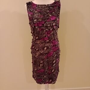 Alfani Women's Dress in Purple and Black